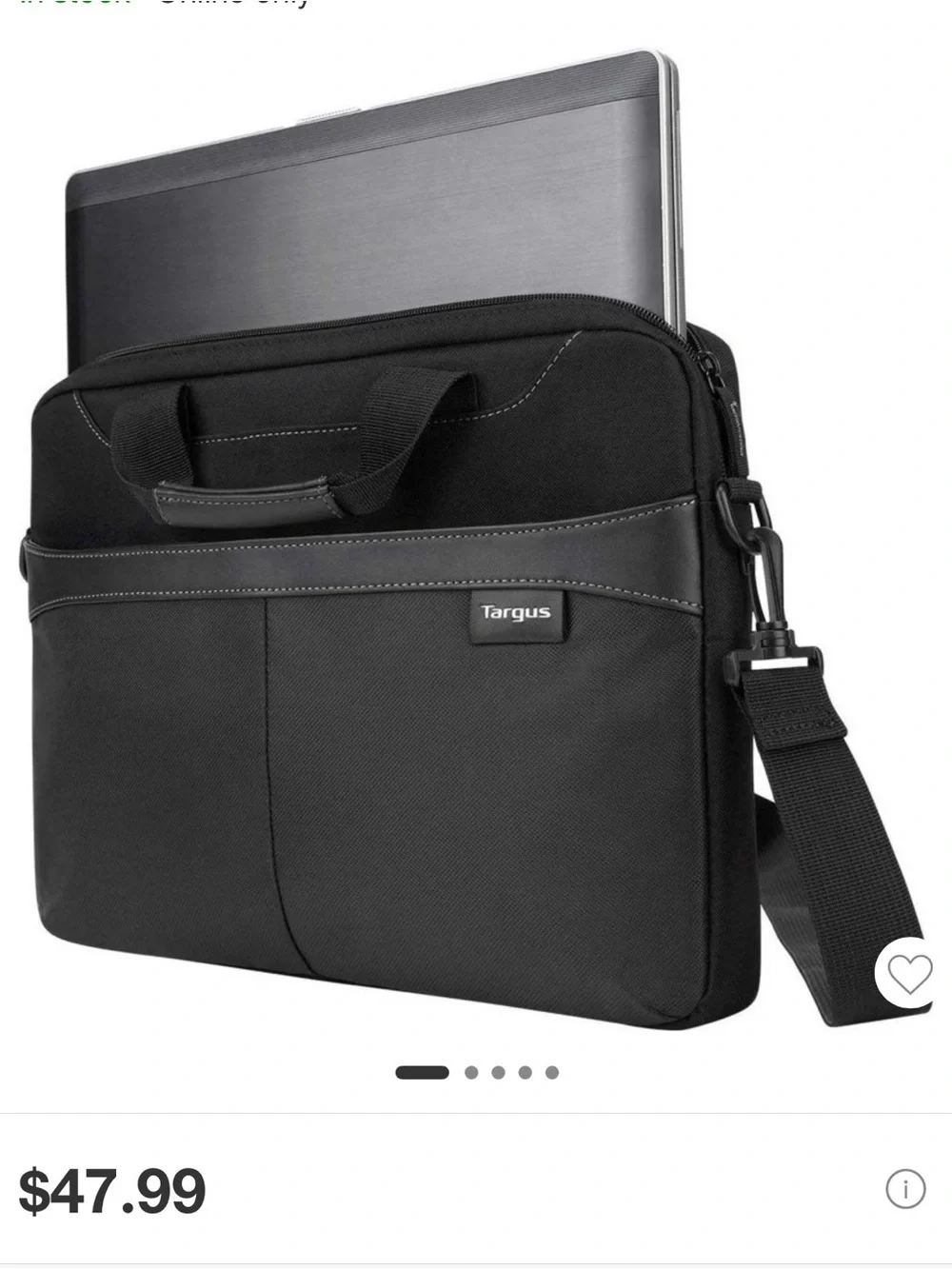 Targus Black Business Casual Slipcase 15.6”